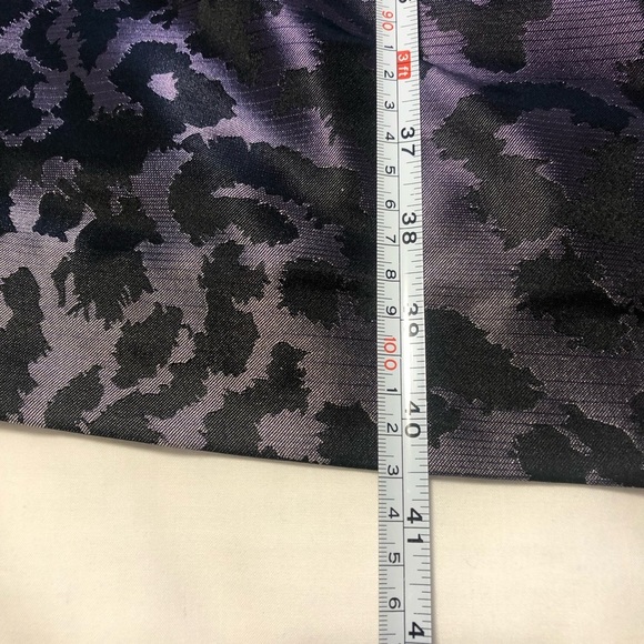 Plus Size 22 Nygard Collection Purple Black Ombre Leopard Print Satin Lined - Picture 13 of 15